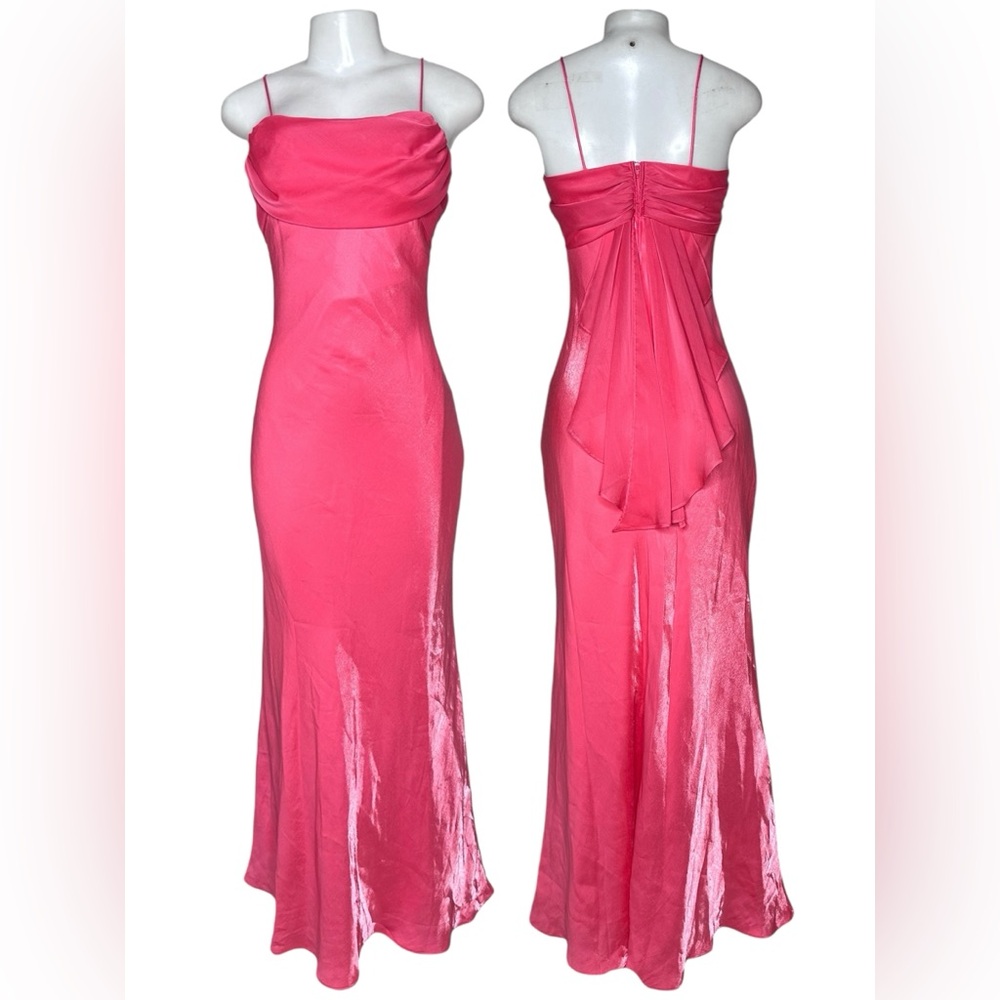 Betsy & Adam Pink Maxi Dress